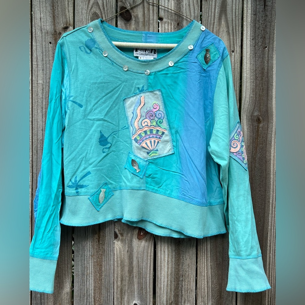 WOMEN’S FAITH by CELIA FORRESTER LONG SLEEVE TOP.